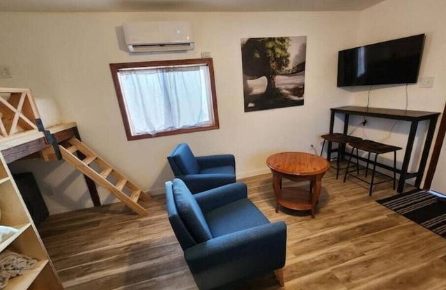 Tiny home with cabin vibes
