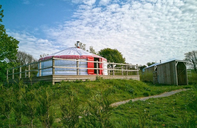 Top Dog - A luxury dog friendly Yurt in stunning 62 acre historic estate near Newquay