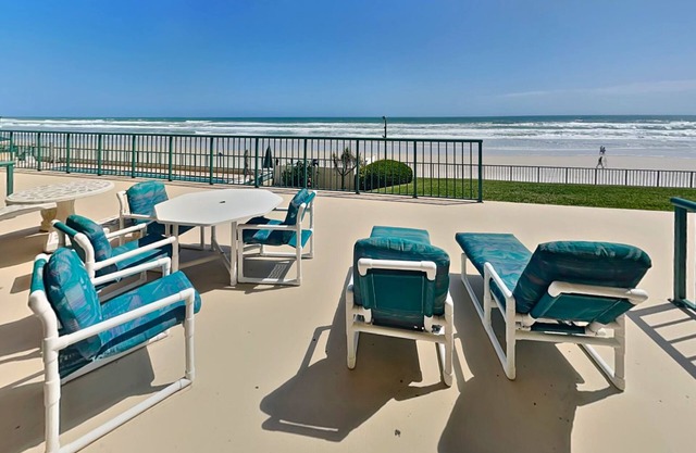Beachfront Condo with Patio Dining, Ocean Access, Pool + Gym