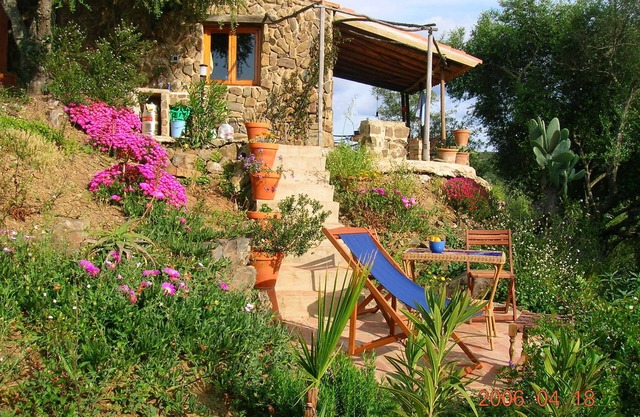 Maison de berger traditionnelle sur le Rio Guadiana