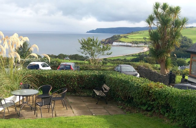 Traditional 5 bedroom house overlooking Cushendun bay. Pet friendly.