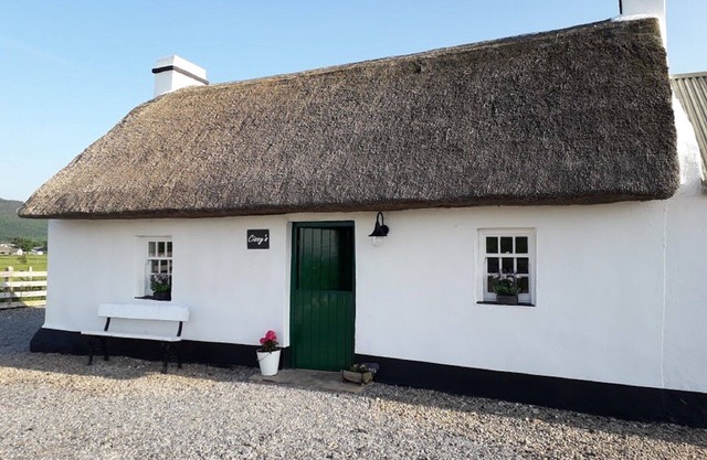 Chaumière irlandaise traditionnelle