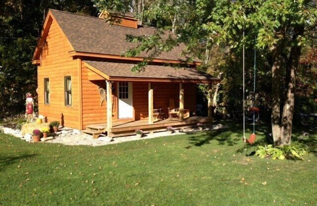 Minutes à VSF, Making Souvenir Log Cabin So Vt Grande randonnée et natation
