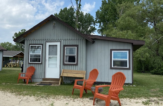 Lkfrt Cabin, propre, confortable, Sandy Beach privée, 4 couchages