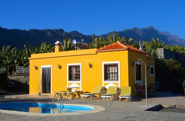 Charmante Gîte à La Palma, avec piscine chauffée et vue imprenable
