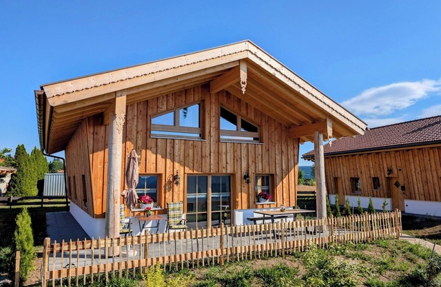 Fantastic chalet with sauna & wood-burning stove in the Bavarian Forest.