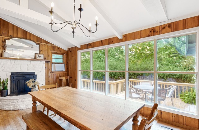 Tree-lined house in Boone with old-school charm & game room