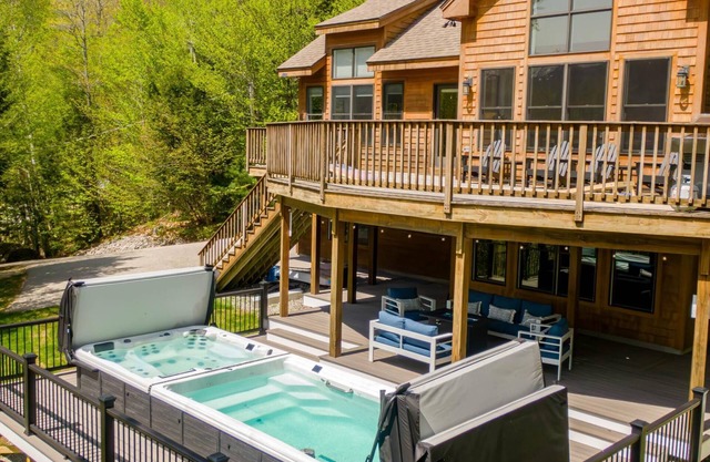 Treetop Retreat · Treetop Retreat Swim Spa Game Room Views!