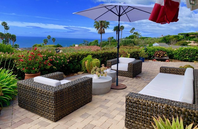 Vue sur l'océan tropical Sanctuaire de Malibu avec piscine chauffée au sel, spa, foyer, plages