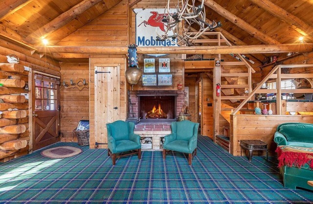 True Vermont Log Cabin Home at Mount Snow