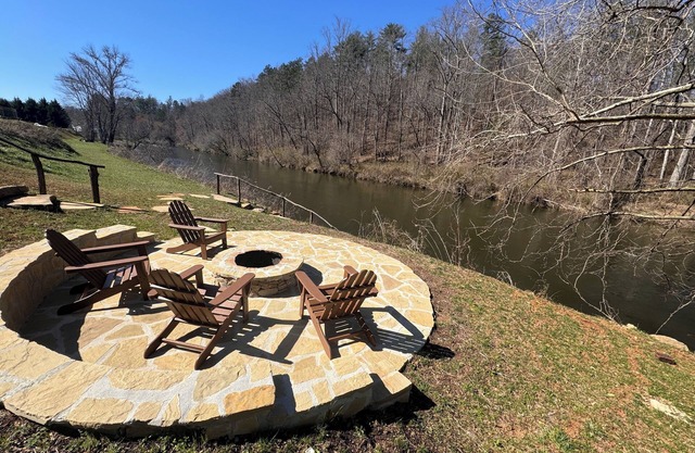 Tucked Inn on the Tuckasegee River.