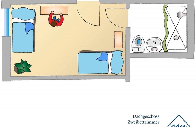 Twin room Chiemsee barrier-free - Chiemsee barrier-free