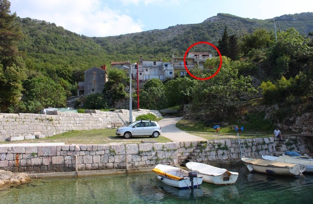 Appartement de deux chambres avec la terrasse et la vue sur le mer Merag, Cres (A-11791-a)