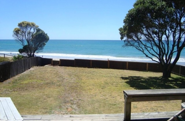 Kiwi Bach typique sur la plage