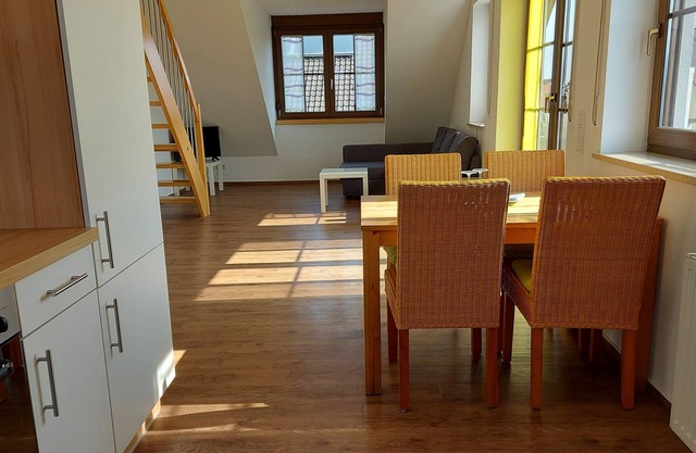 Environnement Volkacher Mainschleife - Appartement dans une galerie moderne avec balcon et cuisine