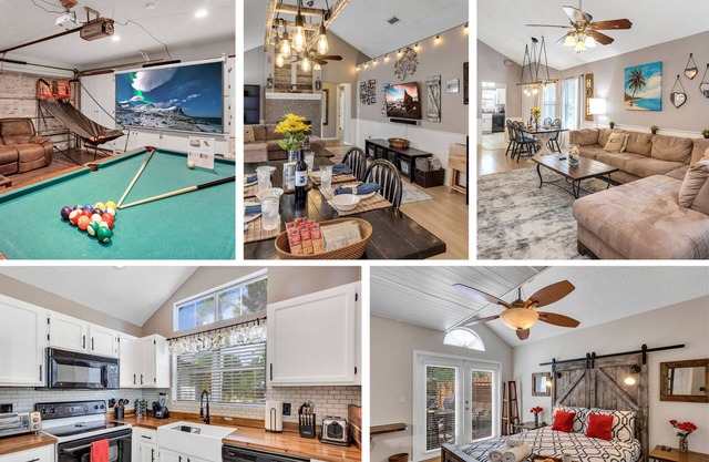 6/3 Maison - Piscine, Trampoline, Cinéma, près des plages, Orlando, Disney, UCF!