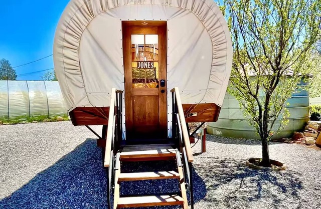 Unique Glamping Pioneer Wagons