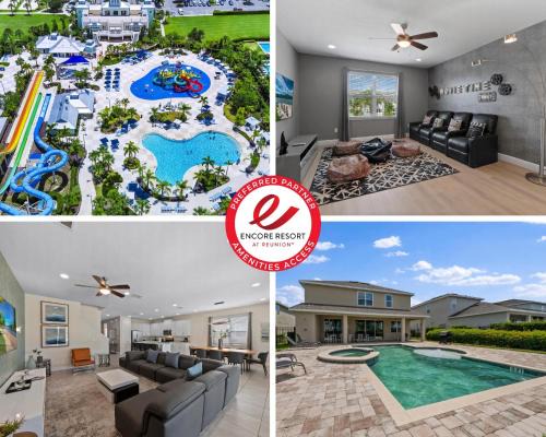 Unique Home With Media Room, Themed Rooms Near Disney With Waterpark & Resort Access At Encore Resort - 7716Ff
