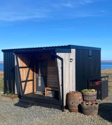 Unique luxurious cabin on sea view working croft