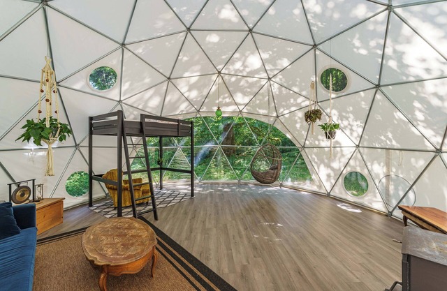 Unique Riverfront Geo Dome