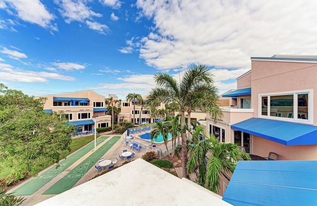 Unit #313 Sand Cay Beach Resort Pool and Garden