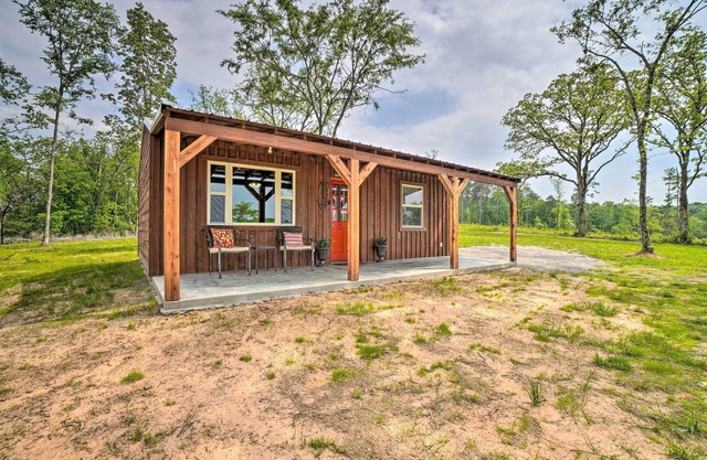 Updated Studio Cabin in Ozark w/ Yard & Mtn View