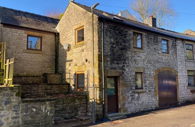 Upside down barn conversion - quiet location minute walk from village amenities.