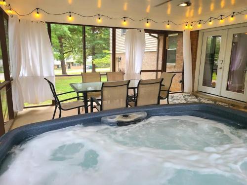 Urban Excitement Suburban Calm Hot Tub & Game Room