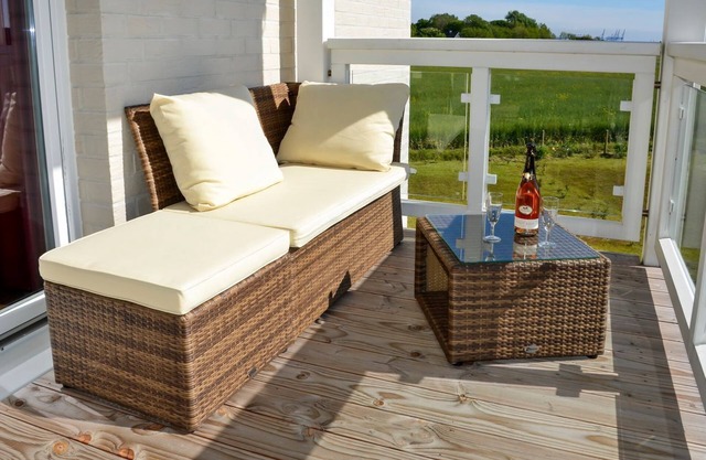 Vacation apartment close to the beach with sauna and great, covered balcony with dyke view - Resort Deichgraf