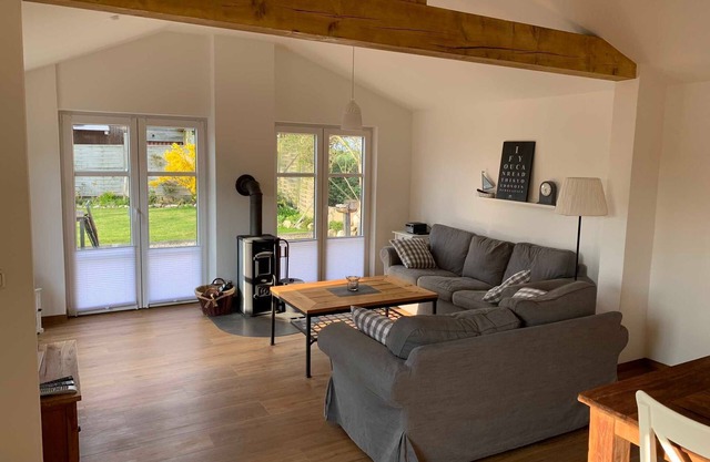Appartement vue sur la mer Baltique dans la maison de campagne Habrnis - Lindenhof Habernis