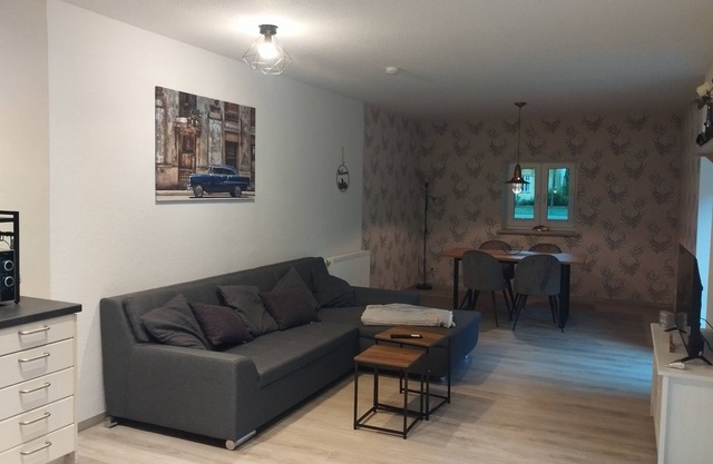 Vacation apartment Hof Lanze with a view of the Eichenallee