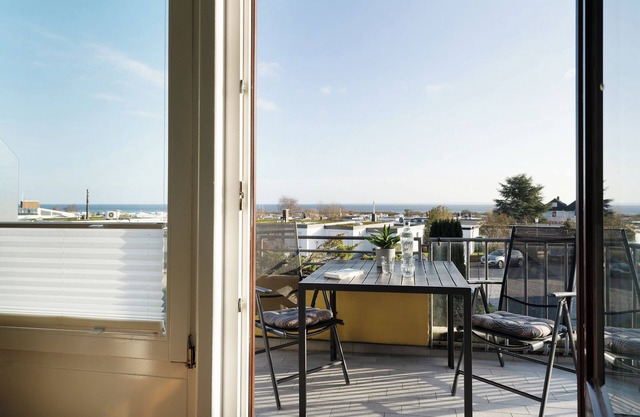 Vacation apartment Traumblick Rettin with balcony and sea view in Rettin