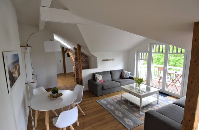 Vacation apartment with a view over the island's fields