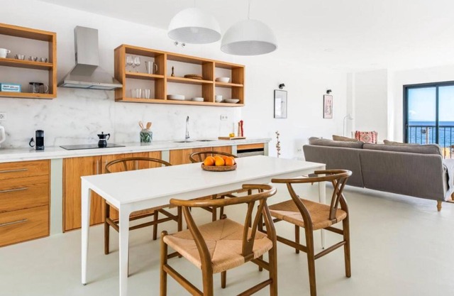 Maison de vacances "Casa de Diseño Azotea y Gimnasio" avec Vue sur mer, Wi-Fi & Terrasse