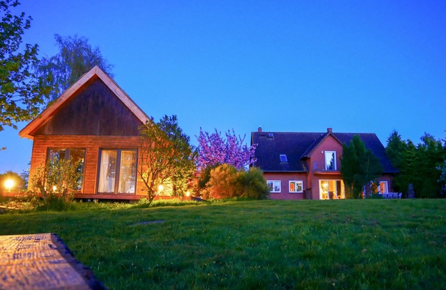 Maison de vacances pour jusqu'à 12 personnes sur la mer Baltique / Bodden avec sauna à rames