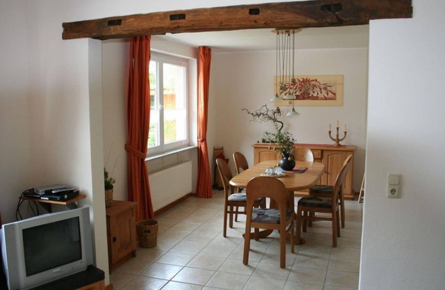 Maison de vacances (Gerberhaus total) pour 5-7 personnes - Appartement Gerberhaus et tableau en paille