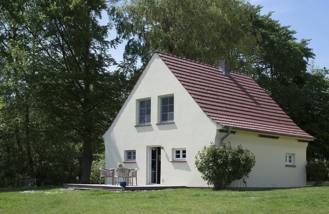 Maison de vacances "Gut Grubnow Rügen" avec vue sur le lac, terrasse privée et Wi-Fi