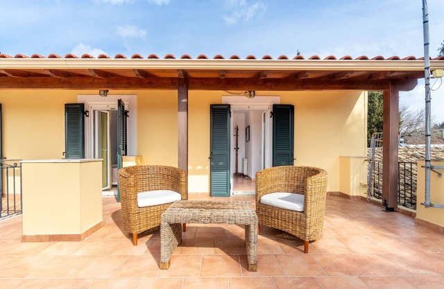 Maison de vacances "Ilios County House" avec vue sur la mer, terrasse privée et Wi-Fi