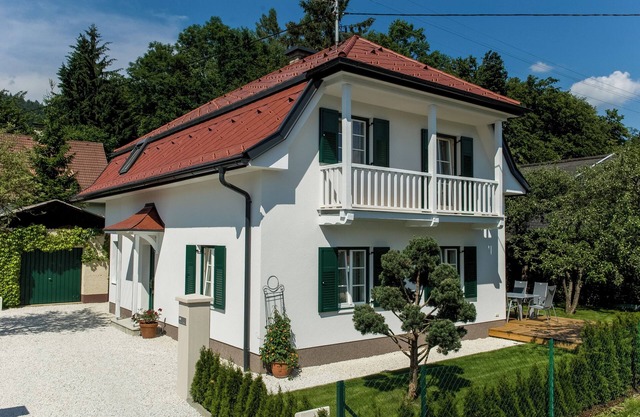 Maison de vacances avec plage de baignade au bord du lac de Wörthersee, 2 - 7 personnes, sortie avec un animal de compagnie