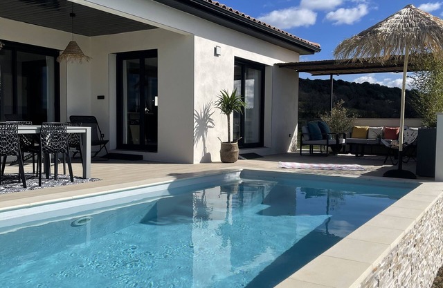 Villa de vacances avec piscine privative Lussan (proche Uzès)