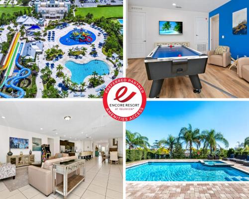 Vibrant Home Near Disney With Private Pool, Waterpark And Resort Acces At Encore Resorts Reunion - 221Fl