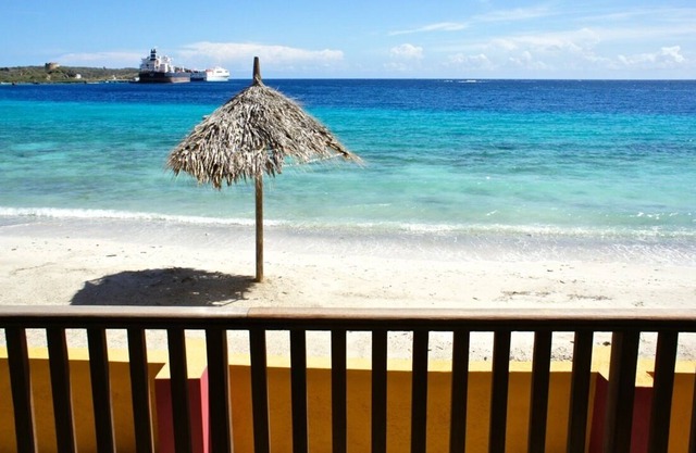 Vue sur la plage et la mer Palapa Ocean Side