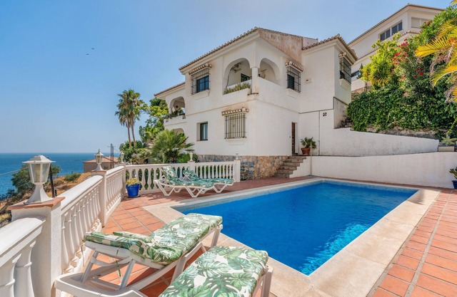Villa Andaluza avec vue sur mer, piscine, jardin et Wi-Fi