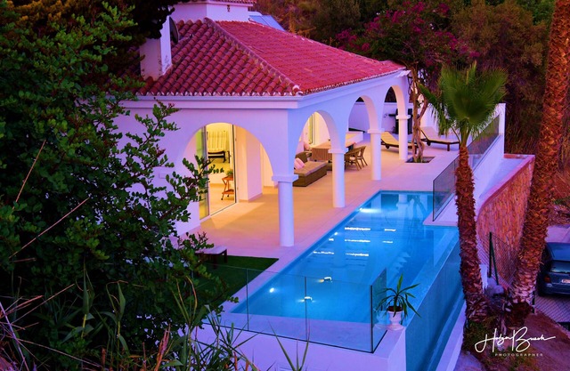 Villa Bugenvilla near the sea with a wonderful view of the Mediterranean
