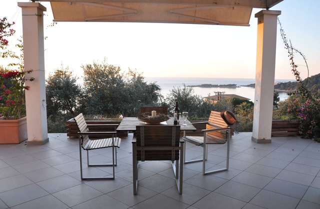 Villa moderne avec vue fantastique