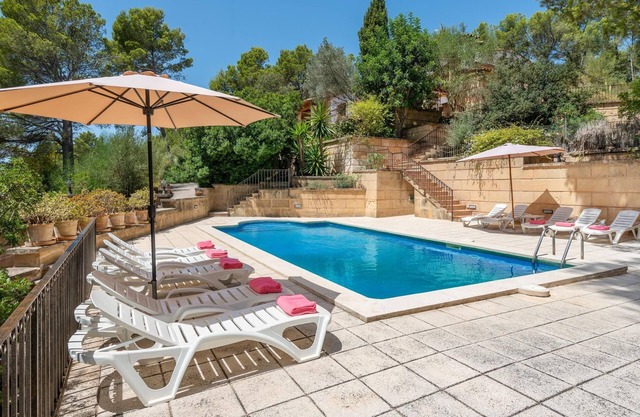 Villa Can Pere Vell avec Vue sur la Baie d'Andratx, Majorque