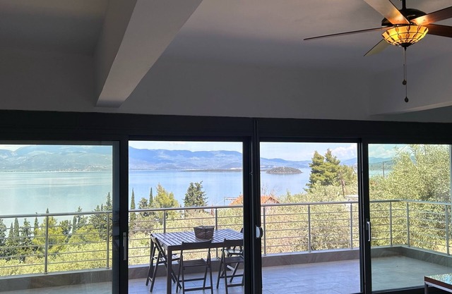 Villa Christina Asproneri with Panoramic Sea View