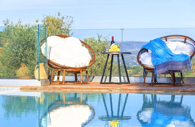 Piscine chauffée Villa Drakona