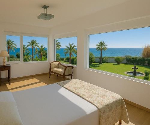 Villa Drita-Beachfront with Private Pool