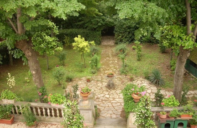 Villa Fuà avec vue sur le parc privé